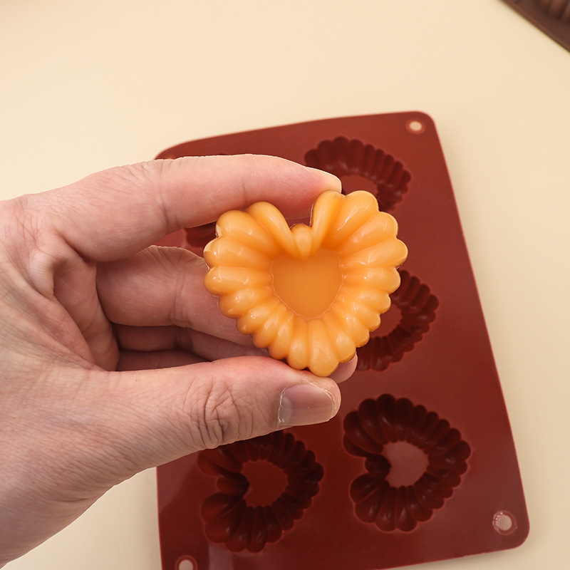 Heart-shaped Silicone Chocolat - Baking Kitchen Diy 评论和价格