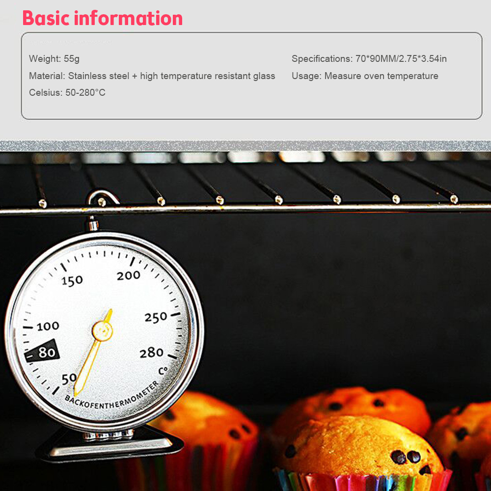 50-280 Celsius Oven Thermomete - Oven Thermometer Analog 评论和价格