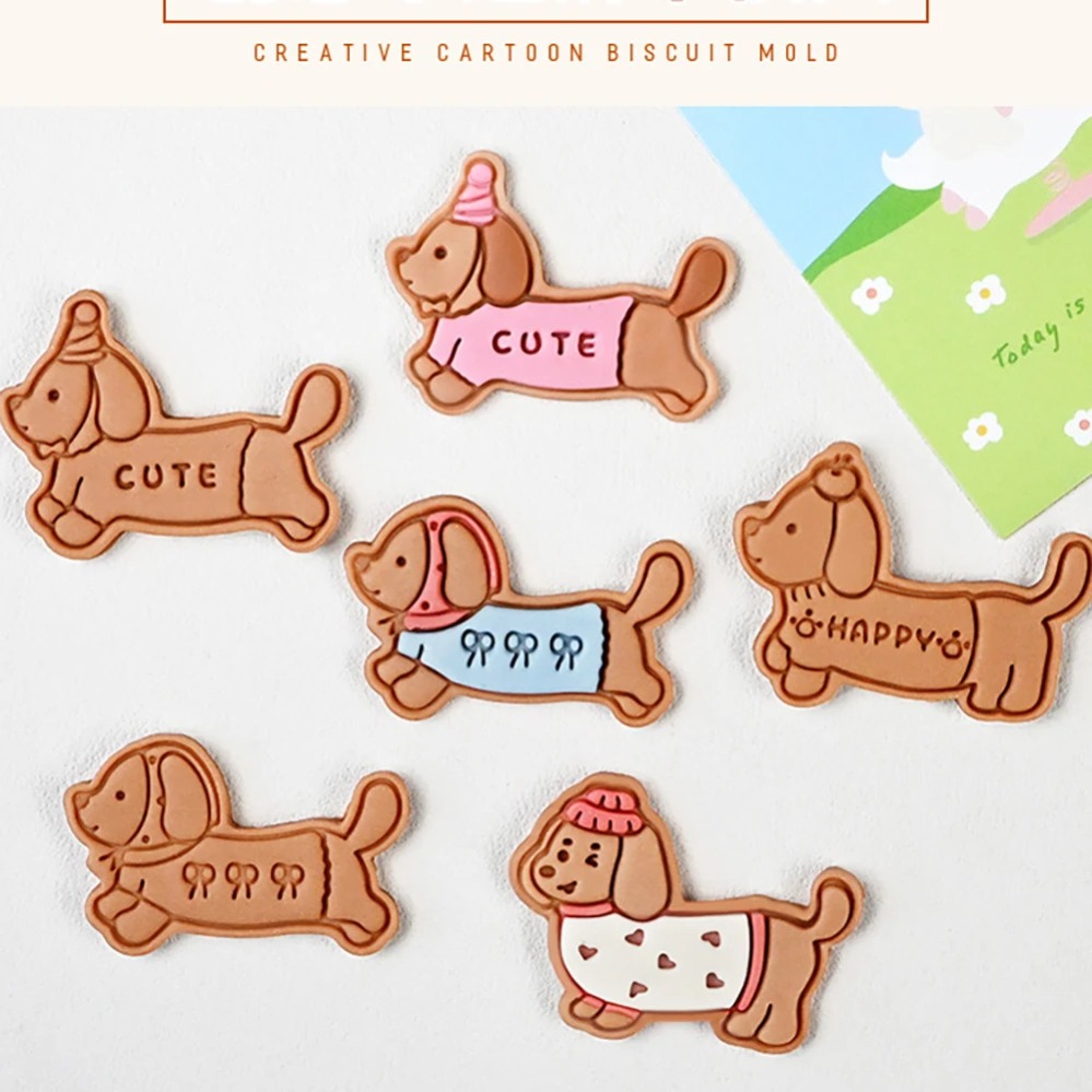 Cookie Mold Stamp Cartoon Saus - Baking Kitchen Diy 评论和价格