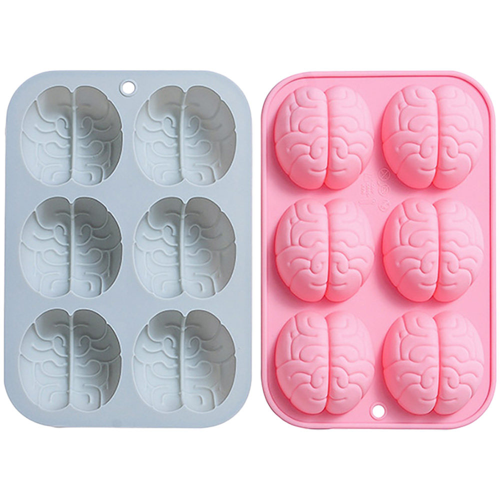 2Pcs Silicone Brain Mold Choco - Baking Kitchen Diy 评论和价格