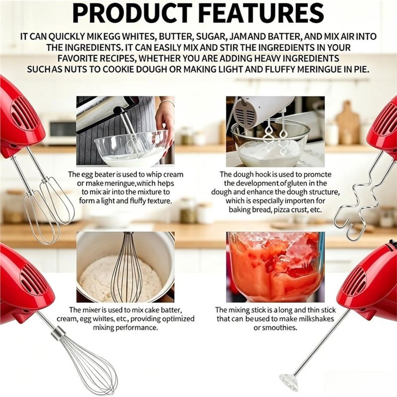 AT28-Hand Mixer Attachments Fo - Kitchen Aid Baking Mixer 评论和价格