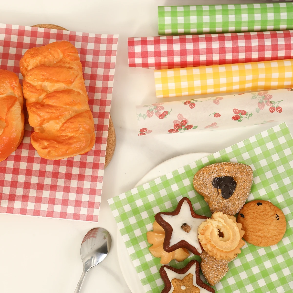 50Pcs Oilproof Wrapping Paper  - Kitchen Baking Sheets 评论和价格