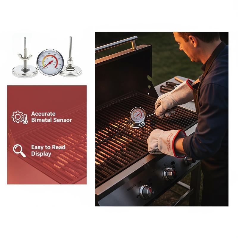 Grill Thermometer 0-120℃ Accur - Oven Thermometer Analog 评论和价格