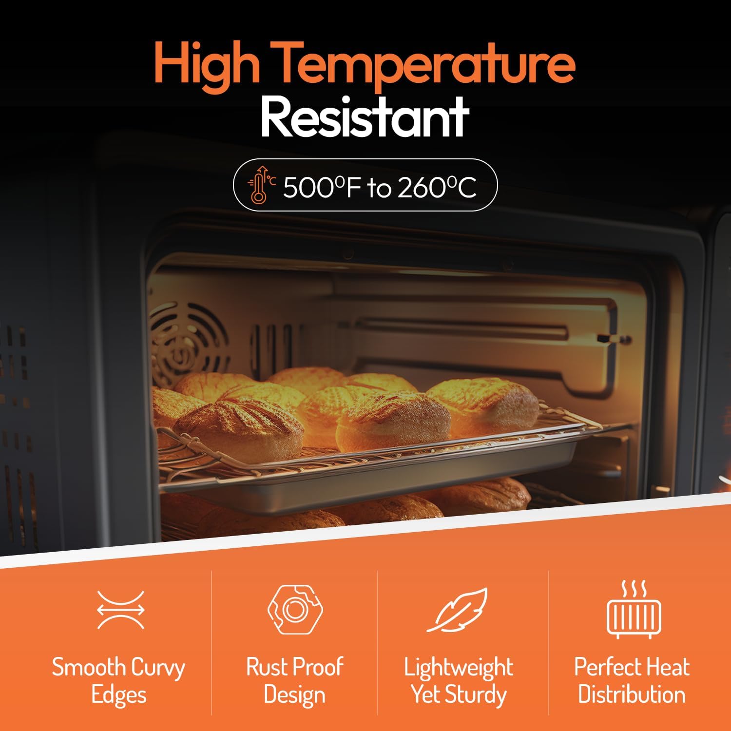 Full Size Commercial Aluminum  - Kitchen Baking Sheets 评论和价格