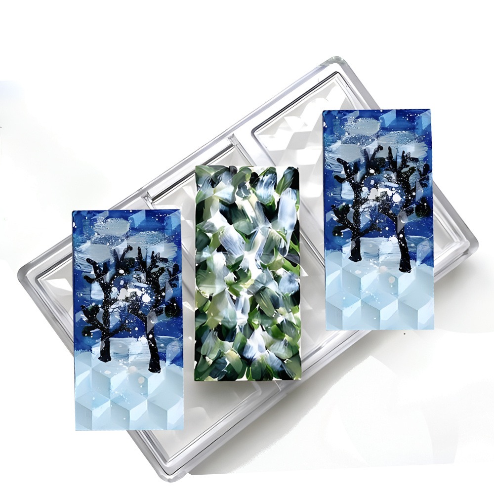 Hard Rhombus Grid Prism Chocol - Baking Kitchen Diy 评论和价格