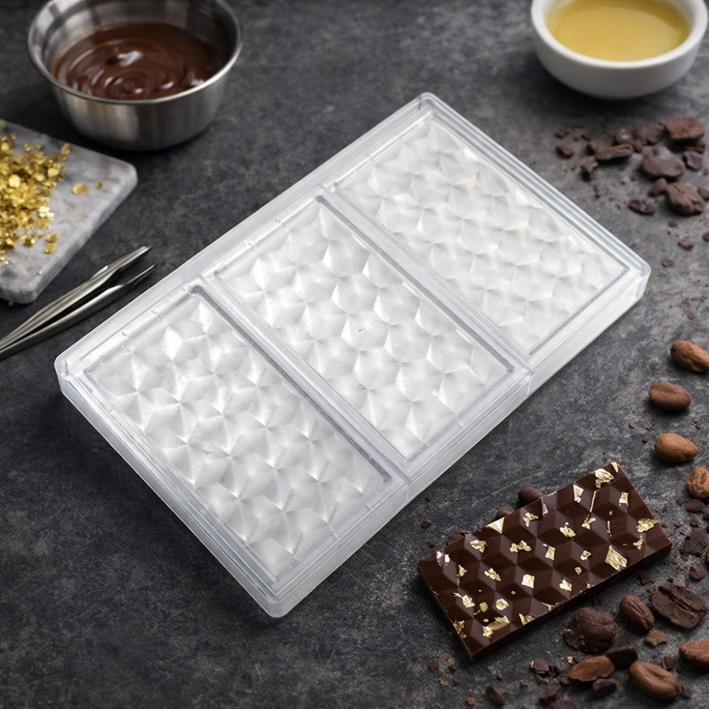 Hard Rhombus Grid Prism Chocol - Baking Kitchen Diy 评论和价格