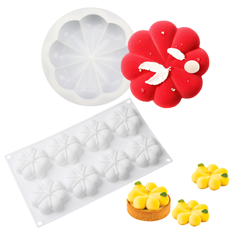 1 or 8 Cells Flower Petal Desi - Baking Kitchen Design 评论和价格
