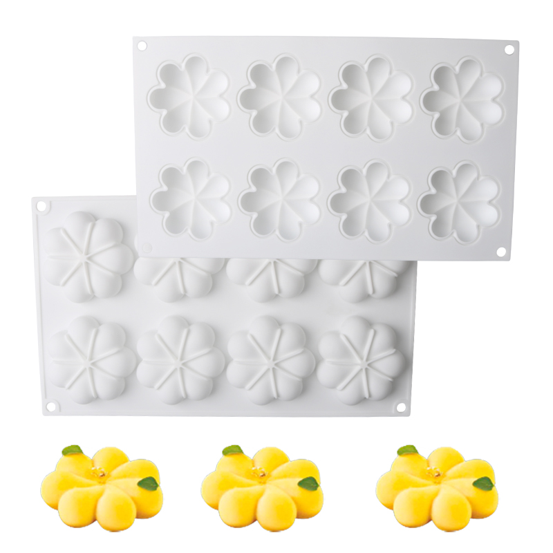 1 or 8 Cells Flower Petal Desi - Baking Kitchen Design 评论和价格