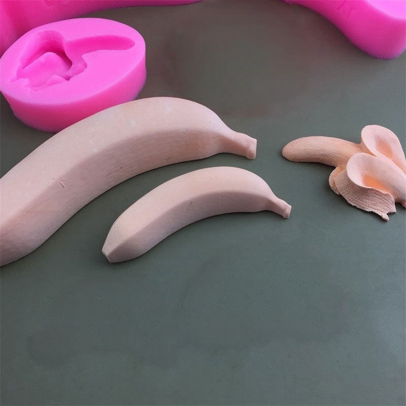 Banana Silicone Mold DIY 3D St - Baking Kitchen Diy 评论和价格