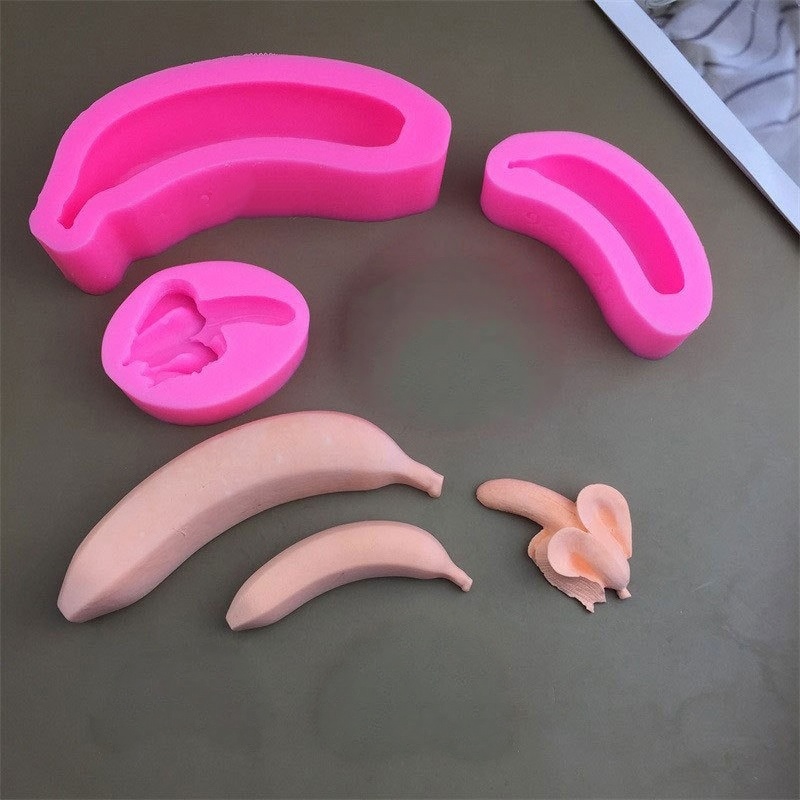 Banana Silicone Mold DIY 3D St - Baking Kitchen Diy 评论和价格