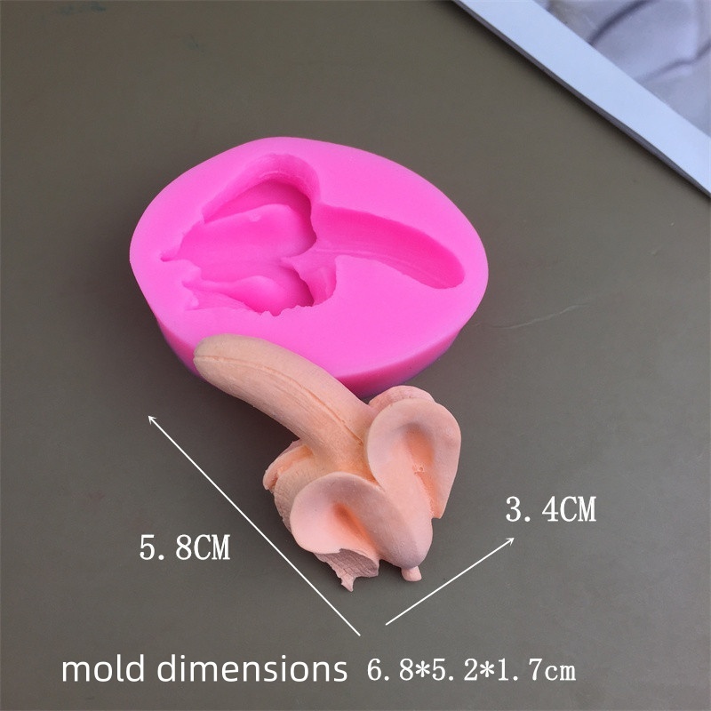 Banana Silicone Mold DIY 3D St - Baking Kitchen Diy 评论和价格