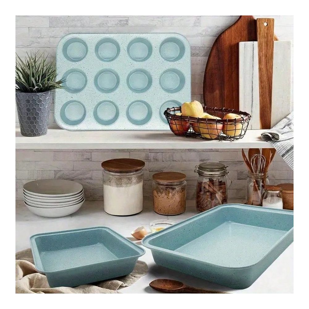 10 Piece Bakeware Set, NonStic - Kitchen Baking Sheets 评论和价格