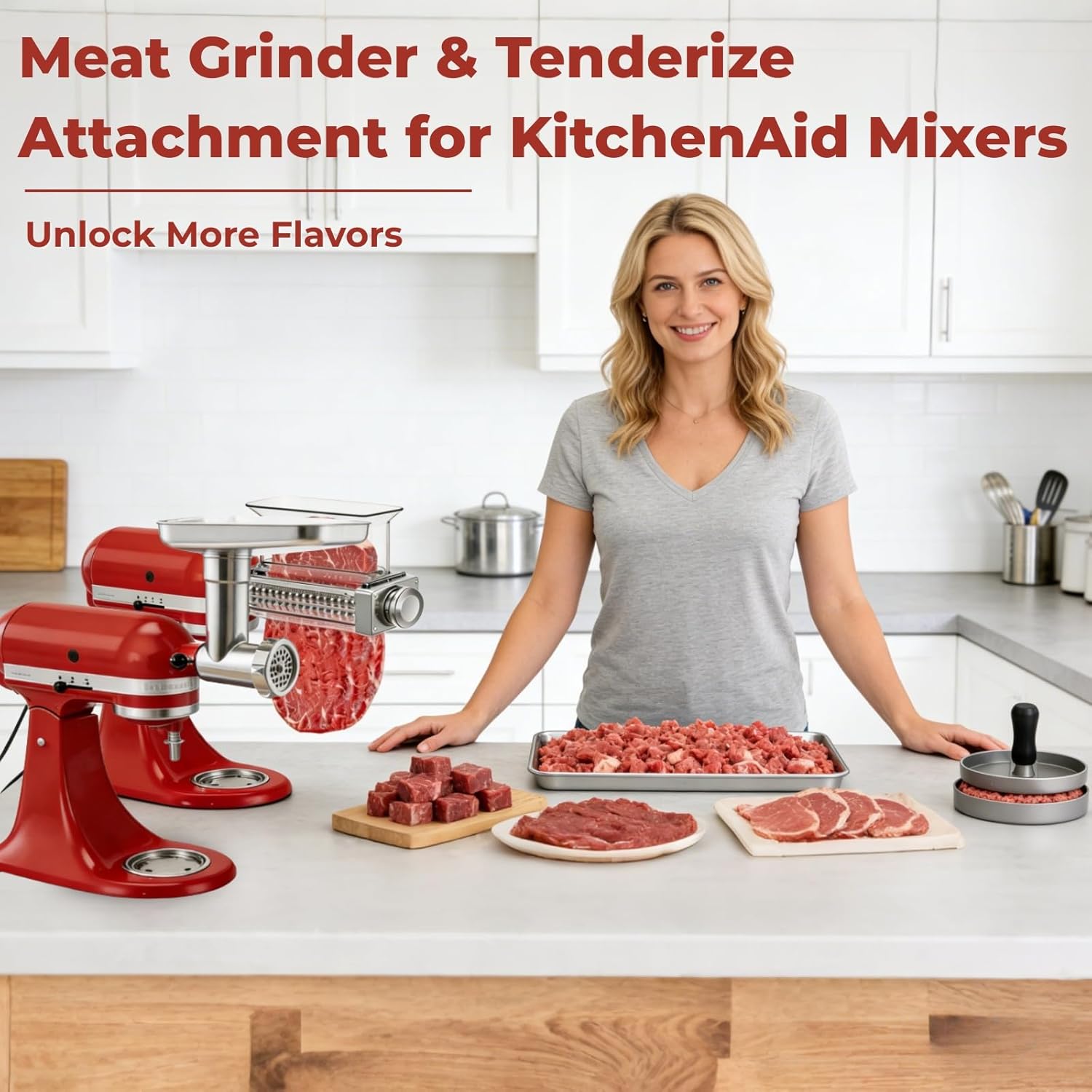 KitchenAid Mixer Attachment Me - Kitchen Aid Baking Mixer 评论和价格